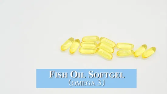 Venda quente 1000mg Omega 3 cápsulas de óleo de peixe EPA/DHA suplemento dietético